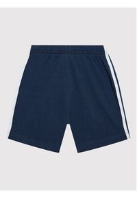 Adidas - adidas Komplet t-shirt i szorty sportowe Trefoil HK7482 Granatowy Regular Fit. Kolor: niebieski. Materiał: bawełna #4