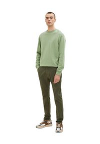 Tom Tailor Spodnie materiałowe 1033877 Zielony Regular Fit. Kolor: zielony. Materiał: bawełna #5