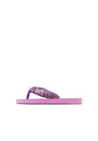 Flip*Flop - Japonki basenowe damskie Flip Flop Tube Paisley. Kolor: różowy. Wzór: paisley. Sezon: lato