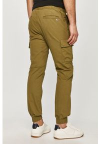Tommy Jeans - Spodnie. Okazja: na co dzień. Kolor: zielony. Materiał: tkanina. Wzór: gładki. Styl: casual #2