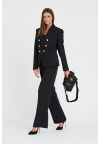 Balmain - BALMAIN Czarna damska marynarka 6 Btn Gdp Jacket, Rozmiar 44. Kolor: czarny #6