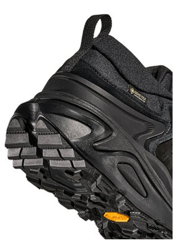 HOKA - Hoka Trekkingi Kaha 3 Low GTX 1162533 Czarny. Kolor: czarny. Materiał: skóra