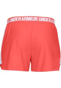 Spodenki sportowe damskie Under Armour New Play Short. Kolor: pomarańczowy #2