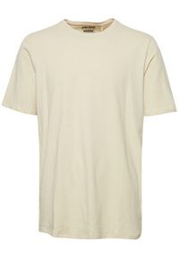 Blend T-Shirt 20715296 Beżowy Regular Fit. Kolor: beżowy. Materiał: bawełna