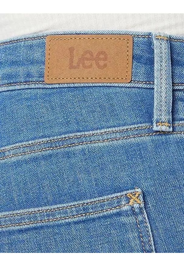 Lee - SPODNIE DAMSKIE LEE ELLY SLIM STRAIGHT RAW OFF WHITE L305KWXQ 112106081