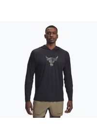 Bluza Under Armour Project Rock Iso-Chill Hoody. Kolor: czarny. Sport: fitness #1