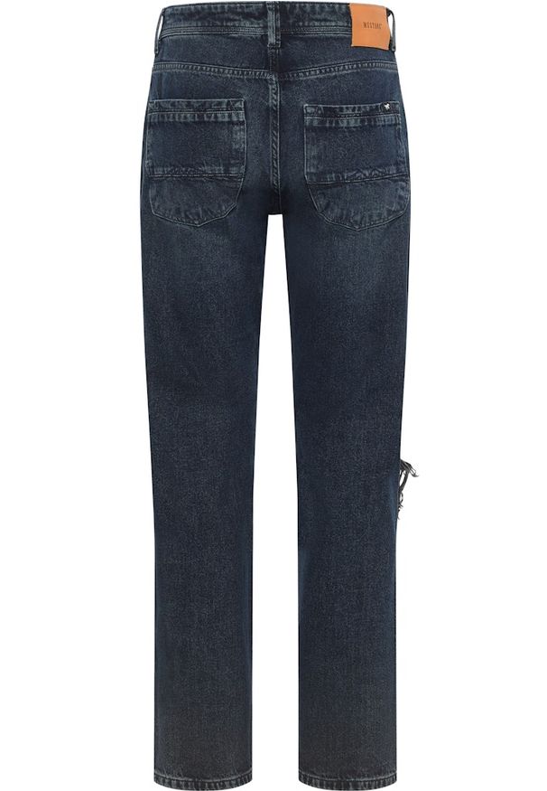 Męskie Spodnie Jeansowe Mustang Style Michigan Straight Denim Blue 1015518 5000 883