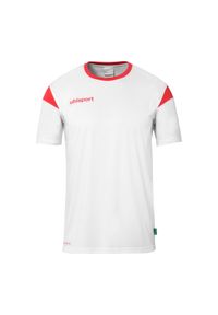 UHLSPORT - Koszulka dla dzieci Uhlsport Squad 27. Kolor: wielokolorowy, biały, czerwony. Wzór: napisy. Sport: piłka nożna #1