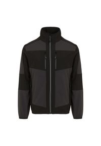 Regatta - Kurtka Softshellowa Unisex Dla Dorosłych 2 Warstwy. Kolor: szary, fioletowy, wielokolorowy, czarny. Sport: turystyka piesza #1