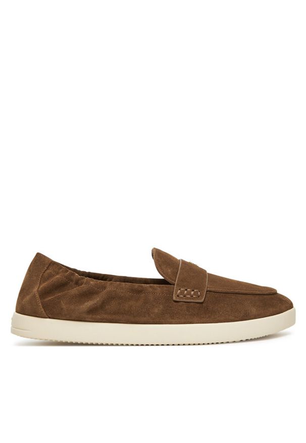 Tory Burch Półbuty Ballet Sport 158073 Brązowy. Kolor: brązowy. Materiał: zamsz, skóra. Styl: sportowy