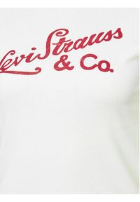 Levi's® T-Shirt Essential Sporty A8798-0023 Écru Slim Fit. Materiał: bawełna. Styl: sportowy #3