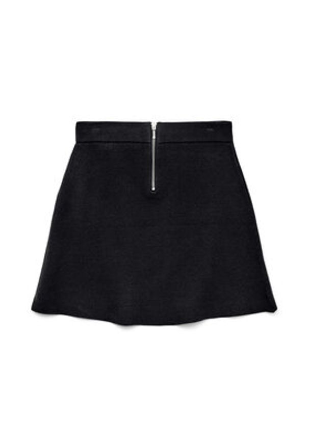 Vero Moda Spódnica mini Saba 10325944 Czarny Regular Fit. Kolor: czarny. Materiał: syntetyk