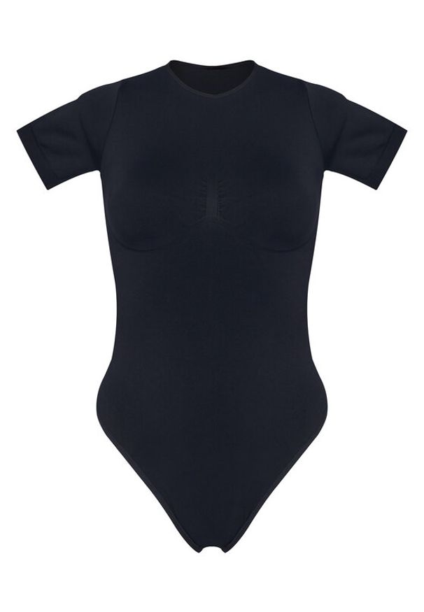 Hunkemöller Body 302703 Czarny. Kolor: czarny. Materiał: syntetyk
