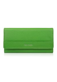 PAOLO PERUZZI - Klasyczny portfel damski skórzany duży zielony Paolo Peruzzi AL-01-GR. Kolor: zielony. Materiał: skóra #1