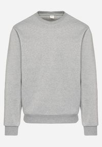 Born2be - Szara Bluza ze Ściągaczami Lirriva. Okazja: na co dzień. Kolor: szary. Materiał: jeans. Styl: casual