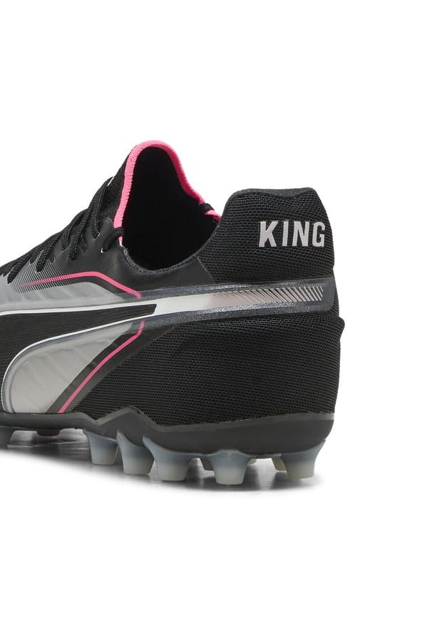 Puma - Buty piłkarskie KING ULTIMATE MG PUMA. Kolor: czarny, różowy, biały, wielokolorowy. Szerokość cholewki: normalna. Sport: piłka nożna