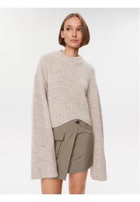 Herskind Sweter Hudson 4916750 Beżowy Regular Fit. Kolor: beżowy. Materiał: bawełna