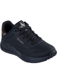 skechers - Buty sportowe damskie Skechers Uno Lite Shimmer Along. Kolor: czarny. Materiał: syntetyk, materiał. Sport: fitness #1