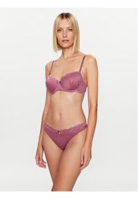 Hunkemöller Stringi Marine 202704 Fioletowy. Kolor: fioletowy. Materiał: syntetyk