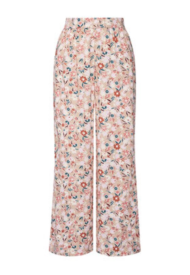 United Colors of Benetton - United Colors Of Benetton Piżama 4W313P00U Beżowy Relaxed Fit. Kolor: beżowy. Materiał: wiskoza