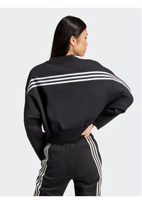 Adidas - adidas Bluza Future Icons 3-Stripes IP1549 Czarny Loose Fit. Kolor: czarny. Materiał: bawełna #4