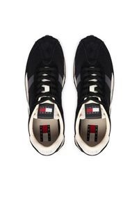 Tommy Jeans Sneakersy Retro Runner Archive Open Mesh EM0EM01715 Czarny. Kolor: czarny. Materiał: zamsz, skóra #3