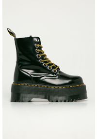 Dr. Martens - Workery skórzane Jadon Max 25566001-Black. Nosek buta: okrągły. Zapięcie: sznurówki. Kolor: czarny. Materiał: skóra. Obcas: na platformie #1