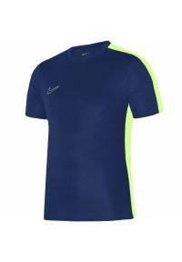 Nike - Męska Koszulka Academy 23 SS DriFIT. Kolor: wielokolorowy, niebieski, zielony