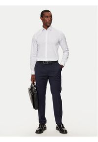 Calvin Klein Koszula K10K113537 Biały Slim Fit. Kolor: biały. Materiał: bawełna #4