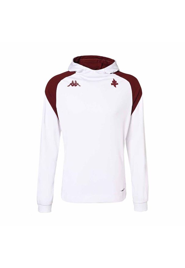 Kappa - Bluza z kapturem dla dzieci Metz Arufego Pro 7. Typ kołnierza: kaptur. Kolor: wielokolorowy, biały, czerwony