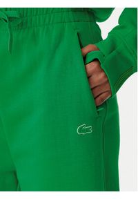 Lacoste Spodnie dresowe XF0343 Zielony Regular Fit. Kolor: zielony. Materiał: bawełna #5