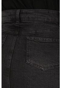 Answear Lab spódnica jeansowa kolor szary mini prosta. Kolor: szary. Materiał: jeans. Styl: wakacyjny #3