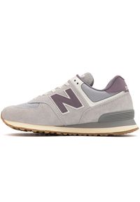 Buty unisex New Balance U574YGD – szare. Kolor: szary. Materiał: tkanina, guma, materiał, zamsz. Szerokość cholewki: normalna. Model: New Balance 574 #2