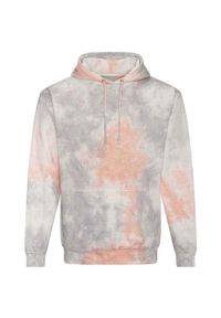 AWDIS - Bluza Z Kapturem Unisex Adult Tie Dye. Typ kołnierza: kaptur. Kolor: szary
