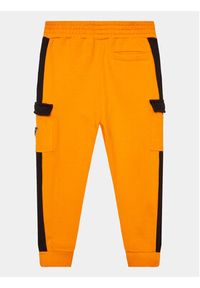 Guess Spodnie dresowe N3YQ12 KA6R3 Pomarańczowy Regular Fit. Kolor: pomarańczowy. Materiał: bawełna