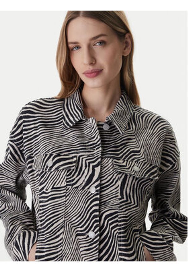 Vero Moda Kurtka jeansowa Tessa 10329961 Szary Oversize. Kolor: szary. Materiał: bawełna