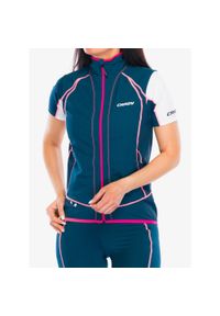 CRAZY - Kamizelka damska Crazy Vest Alpinstar Light. Kolor: zielony. Sport: turystyka piesza