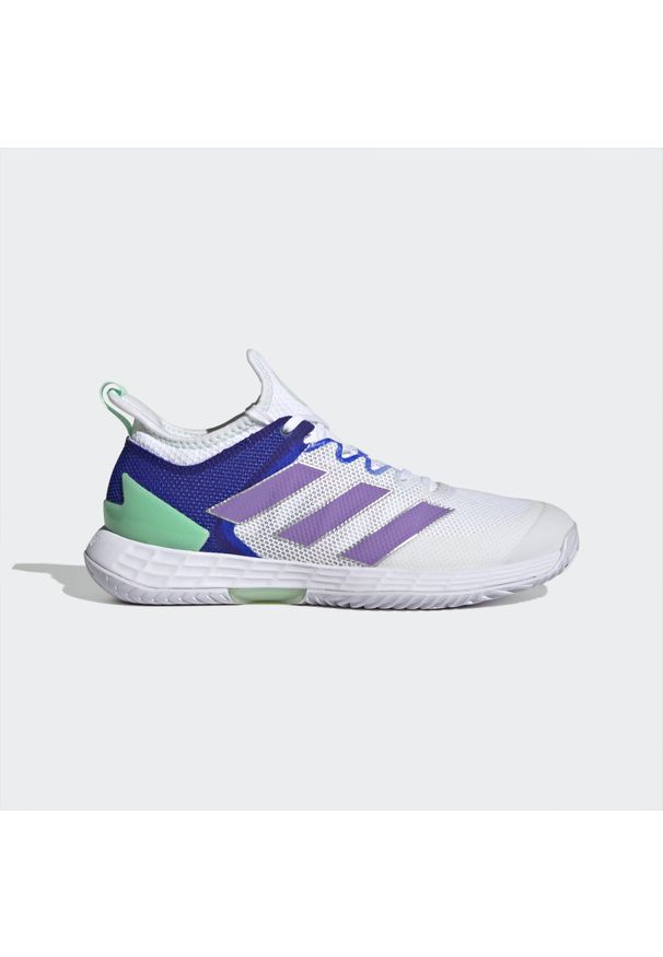 Buty do tenisa dla dorosłych Adidas Adizero Ubersonic 4 Tennis Shoes. Kolor: wielokolorowy, szary, biały, fioletowy. Sport: tenis