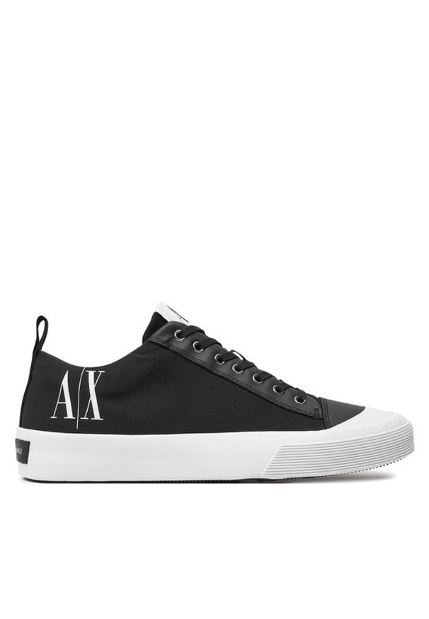 Armani Exchange Sneakersy XUX140 XV591 K001 Czarny. Kolor: czarny