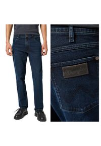 Wrangler - MĘSKIE SPODNIE JEANSOWE WRANGLER GREENSBORO INDIGO NOIR 112357411 #5