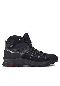 salomon - Trekkingi Salomon. Kolor: niebieski. Technologia: Gore-Tex. Sport: turystyka piesza