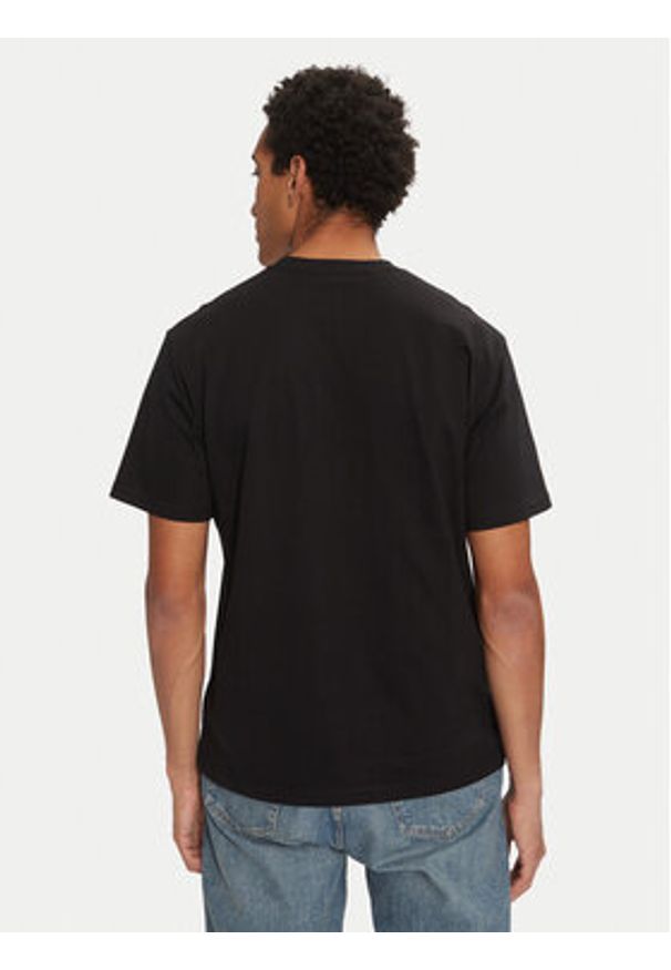 Just Cavalli T-Shirt 77OAHA02 Czarny Regular Fit. Kolor: czarny. Materiał: bawełna