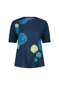 Koszulka techniczna z wzorem damska CMP. Kolor: niebieski, wielokolorowy, czarny #1