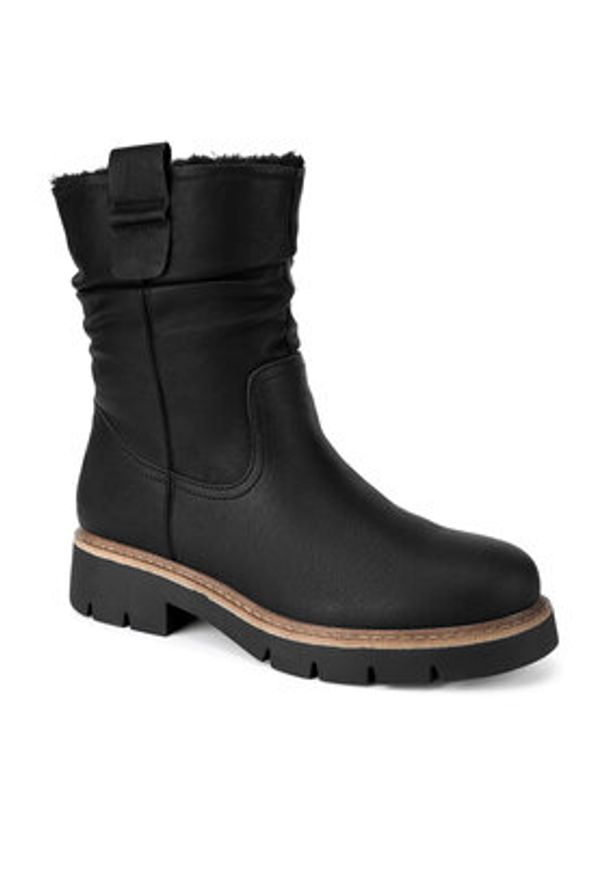 Clara Barson Botki WS6329-02 Czarny. Kolor: czarny. Materiał: skóra