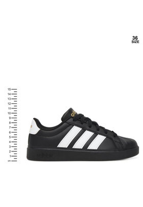 Adidas - adidas Sneakersy Streettalk JS5053 Czarny. Kolor: czarny. Materiał: skóra