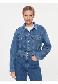 Tommy Jeans Kurtka jeansowa Claire DW0DW16096 Niebieski Regular Fit. Kolor: niebieski. Materiał: bawełna #1