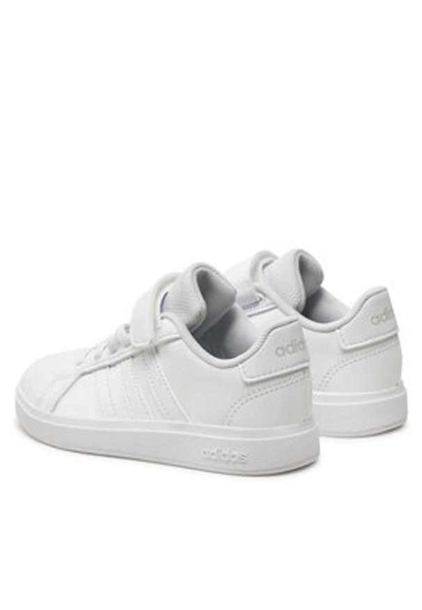 Adidas - adidas Sneakersy Grand Court 2.0 El C IH5531 Biały. Kolor: biały. Materiał: skóra