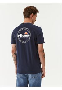 Ellesse T-Shirt SHQ16807 Granatowy Regular Fit. Kolor: niebieski. Materiał: bawełna #3