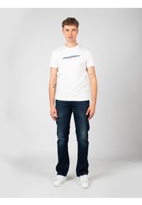 Diesel T-shirt "T-Diegor" | A12754-RPATI | Mężczyzna | Biały. Okazja: na co dzień. Kolor: biały. Materiał: bawełna. Wzór: nadruk. Styl: klasyczny, elegancki, casual