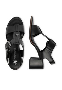 Beverly Hills Polo Club Sandały EO-WB-ISOLDE-09 Czarny. Kolor: czarny. Materiał: skóra #5